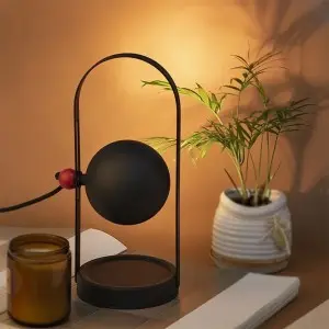 Modern Design Black Dimmable Candle Warmer