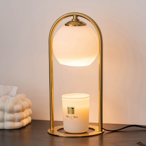 Candle Warmer Lamp, with 3 Bulbs,Timer & Dimmer,Compatible with Large Yankee Candle Jars,for Jar Candles,Electric Top Candle Melter,110-120v，(Black)