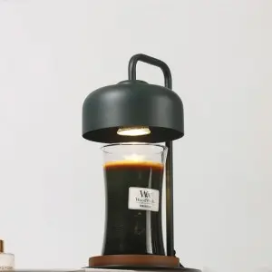 Candle Warmer Lamp with Timer, Compatible with Jar Candles, Lamp Candle Warmer Dimmable, Metal Top Candle Warmer with GU10  Bulbs for Scented Candles