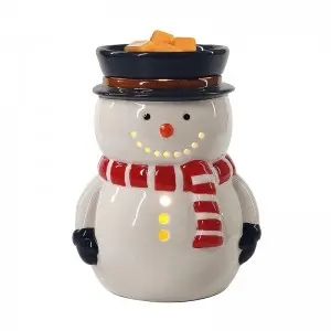 Frosty Illumination Fragrance Warmer -Snowman Christmas Atmosphere Decoration