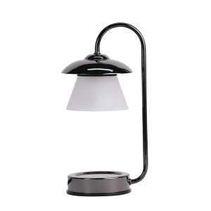 Mini UFO electric candle warmer lamp with glass lamp shade