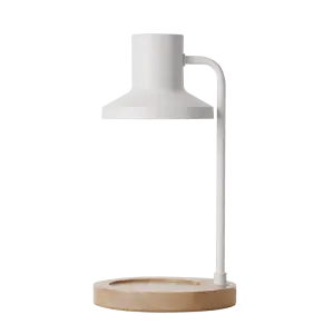 Nordic Rubber Wood Electric Candle Warmer Lamp