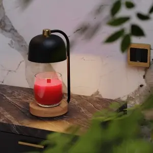 Modern Candle Warmer Lamp with Timer, Electric Candle Lamp Warmer for Jar Candles, Birthday Gifts for Women Mom Her, Adjustable Metal Candle Lamp Dimmable, Women Gifts Ideas, Home Decor for Bedroom