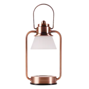 Mini Electric Candle Warmer Lantern With Glass Shade
