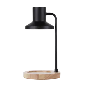 Nordic Rubber Wood Electric Candle Warmer Lamp