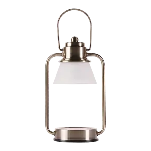 Mini Electric Candle Warmer Lantern With Glass Shade